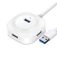 【Free-delivery】 Rehmans store. USB 3.0 Hub 4-Port 3 + 1ความเร็วสูง5Gbps/480Mbps 2.0 3.0รวม USB ความเร็วสูงอินเตอร์เฟสฮับ USB