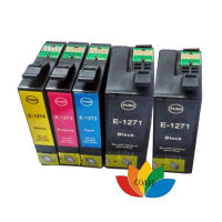 【Fast-selling】 5x เข้ากันได้127 Epson Workforce หมึก T127XL 60 630 633 635 645 545 840 845เครื่องพิมพ์