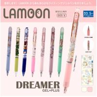 Lamoon ปากกาเจล GEL+PLUS แบบกด รุ่น DREAMER หมึกน้ำเงิน ลิขสิทธิ์แท้ น่ารักมาก เลือกแบบได้