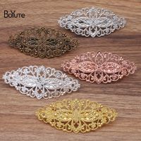 【cw】 BoYuTe (10 Pieces/Lot) 35x80MM FiligreeHairpin Wholesale 5 Colors PlatedHair Clips ！