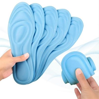 ◙▨ 1Pair Insoles Soft Men Women Sponge Pain Relief 4D Memory Foam Orthopedic Insoles Shoes Flat Feet Arch Support Insole Sports Pad