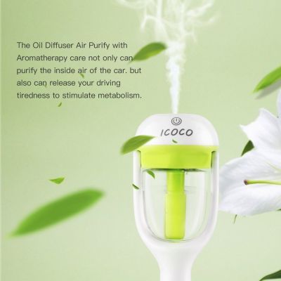 【DT】  hot12V Car Air Freshener Sprayer Humidifier Air Purifier Aroma Diffuser Essential Oil Diffuser Aromatherapy Mist Maker Fogger