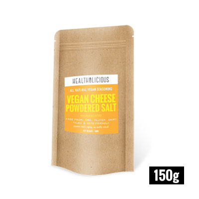 ผงชีส / ปรุงรส /วีแกน -มังสวิรัติ / VEGAN CHEESE POWDERED SALT - ALL-NATURAL SEASONING MIX / 150G