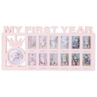 1Pc Infant First Year Picture Frame 12 Month Baby Milestone Picture Frame