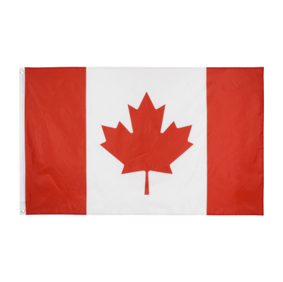 ธงชาติ ธงตกแต่ง ธงแคนาดา แคนาดา Canada ขนาด 150x90cm ส่งสินค้าทุกวัน ธงมองเห็นได้ทั้งสองด้าน