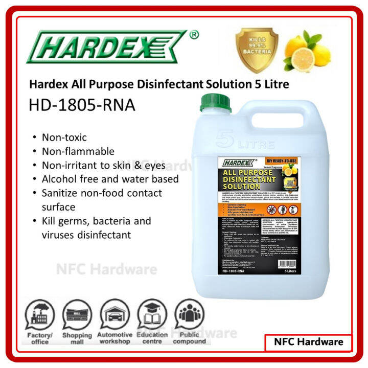 HARDEX All Purpose Disinfectant Solution / Clean & Disinfectant