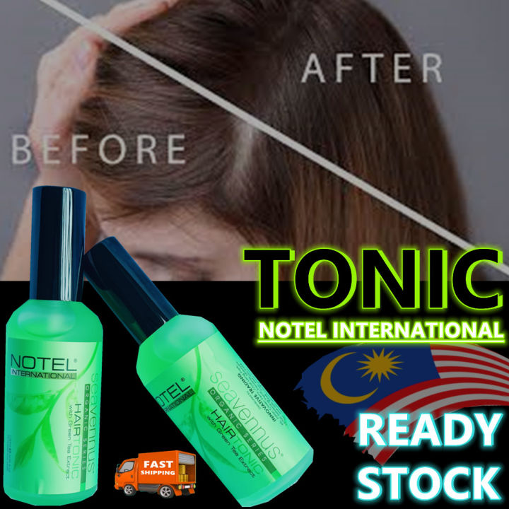 TONIC)[Hair Growth] Notel International 生发水Hair Tonic With Green Tea Extract  (100ml) [Scalp Spray Glass Bottle] | Lazada