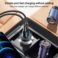 45W USB Car Charger QC 4.0 PD 3.0 SCP 5A USB Type C Fast Charging สำหรับ 14 13 Pro Xiaomi Samsung S22 Ultra