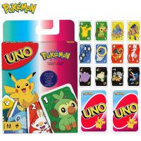 Pokemon UNO Pikachu อะนิเมะการ์ดเกมรูปครอบครัวตลก Entertainment BOARD เกมโป๊กเกอร์การ์ดเกมของขวัญกล่อง Boy ของขวัญวันเกิด-Chuieri