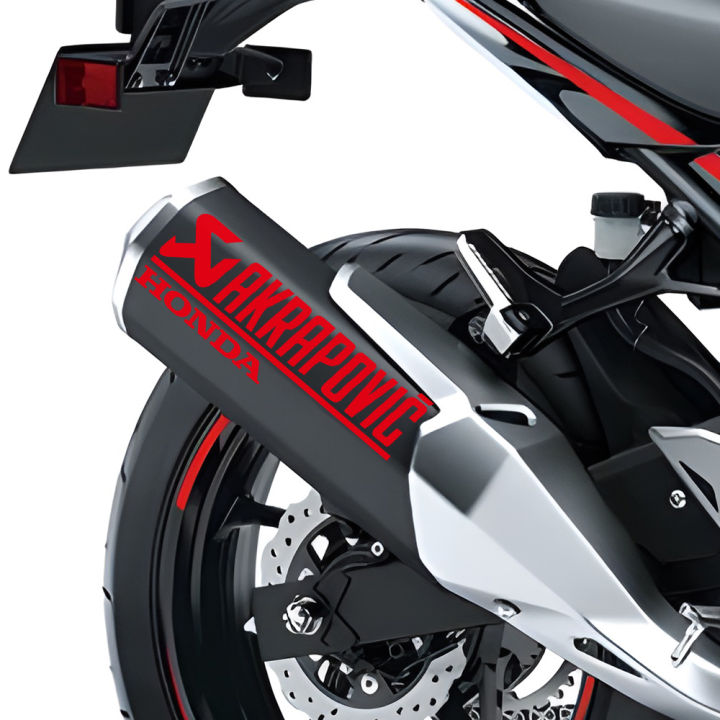 รถจักรยานยนต์ฮอนด้า3d-เจลสัญลักษณ์เรซินป้าย-akrapovic-ท่อไอเสีย-vario-150-adv150-vario150esp-winner150-wave125-cb150-pcx125