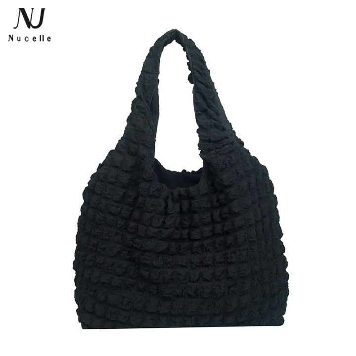 Nucelle Women's bags Shoulder bag stylish simple commuter pleat bag ...