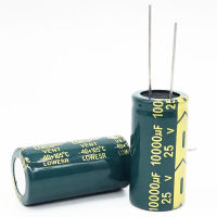 1-50pcs 25V 10000UF 18*35 Low ESR high frequency aluminum electrolytic capacitor 10000uf 25v 20% Electrical Circuitry Parts