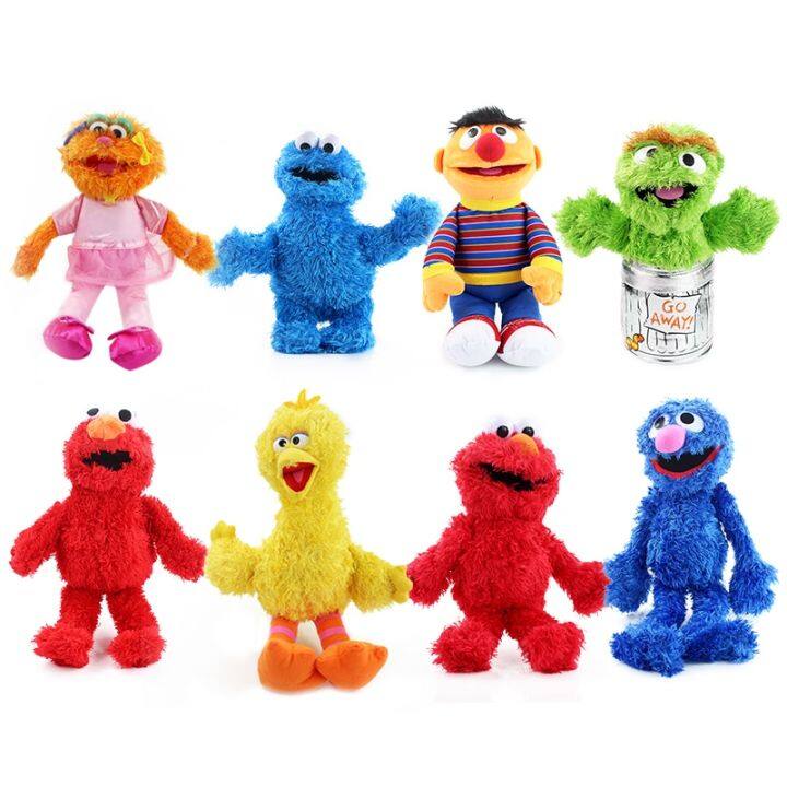 2023 Sesame Street Plush Toy Elmo Oscar Cookie Grover Zoe Ernie Big ...