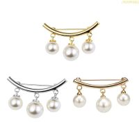 blg Hijab Pins Anti-light Cardigan Brooch Imitation Pearl Safety Pin for Women Girls 【JULY】