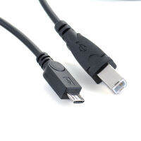 [aCHE] 3.2ft Micro USB ชายไปยัง USB B TYPE MALE Data OTG CABLE สำหรับเครื่องพิมพ์แท็บเล็ตมือถือ