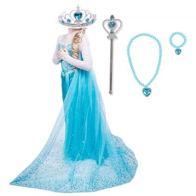 3-10 Years Princess Costume Summer Party Kids Dresses for Girls Children Birthday Role-Play Dress up FlowerFairy Carnival Cloth