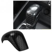 for MG ZS 2017 - 2020 EV MG6 Carbon Fiber ABS Gear Shift Knob Head Cover Trim Car Accessories