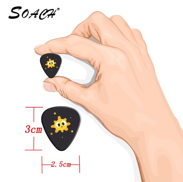 cw-soach-10pcs-lot-0-71mm-thickness-cartoon-vastness-of-the-universe-star-guitar-picks-strap-parts-acc