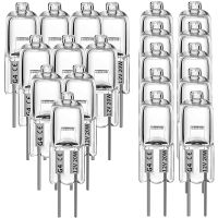 20pcs 20W Halogen Bi pin Light Bulb 20pcs 240lm G4 Warm White 12V for Under Cabinet Puck Light Chandeliers Track Lighting