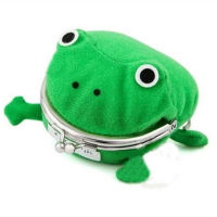 New Cute Frog Wallet Cartoon Wallet Coin Purse Manga Flannel Wallet Cute Purse Small Coin Bag Animal For Kids Gifts Accessory