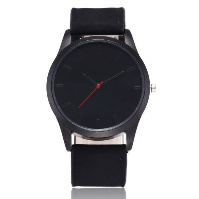 【July hot】 Foreign trade new mens watch wish explosive style large dial simple atmosphere casual belt quartz