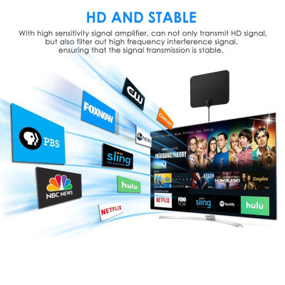 ฮอทฮอลล์! เสาอากาศทีวี HD 980ไมล์ในร่มเสาอากาศทีวีดิจิตอลมินิ HD DVB-T2