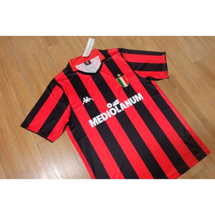 ac-milan-1988-1989-home-เสื้อเอซีมิลานย้อนยุค-เสื้อบอลเอซีมิลานรุ่นเก่า-เสื้อเอซีมิลานรุ่นเก่า-mediolanum