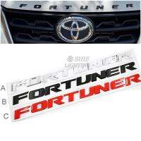 （Kvs auto parts）1 X ABS FORTUNER ตัวอักษรรถยนต์ฝากระโปรงหน้ารถตรารถยนต์โลโก้สติ๊กเกอร์รูปลอกสำหรับรถยนต์โตโยต้าฟอร์จูนเนอร์