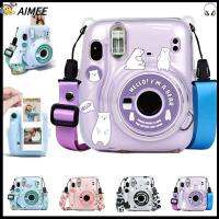 AIMEE 3 in 1 สายคล้องไหล่ โปร่งใส กระเป๋ารูปถ่าย กล่องเก็บของ เกราะป้องกัน เคสกล้อง