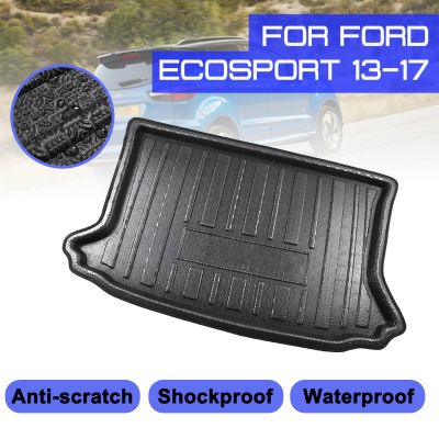 สำหรับ Ford Ecosport 2013 2014 2015 2016 2017พรมปูพื้นรถยนต์พรมหลัง Trunk Anti-Mud Cover