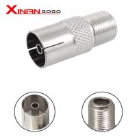 Xinangogo 2/5/10pcs F Female Plug to PAL Female Jack Straight RF Coaxial Adapter F-type To TV Connector Bar Wine Tools