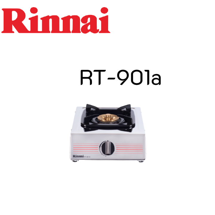 rinnai-รินไน-รุ่น-rt-901a-ใหม่ล่าสุด-ประกันระบบจุด-และ-หัวเตาสเตนเลส-5-ปี-rt-901a-สินค้าพร้อมส่ง