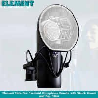 Aston : Element Bundle  Side-Fire Cardioid Microphone Bundle with Shock Mount and Pop Filter