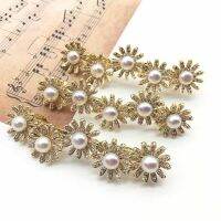 New Product Hair Jewelry Small Chu Chrysanthemum Tian Ran Pearl Clip Freshwater Top Spring