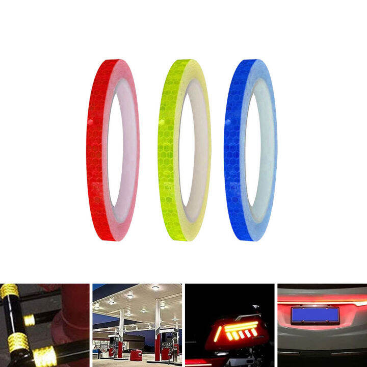 Bicycle Wheel Reflective Tape, Fluorescent Reflective Strip, Mountain Bike Adhesive Tape