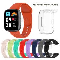 Redmi Watch 3 Active Strap + Protective Case Cover Bumper For Xiaomi Redmi Watch 3 Active Watch Band Bracelet Accessories