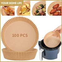 Air Fryer Disposable Paper Liner  Food Grade Air Fryer Liners Round  Non Stick Air Fryer Parchment Paper  6.3 Inch Baking Paper