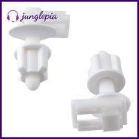 สกรูตัวติดตั้งด้านบนพลาสติกสลักเกลียวสำหรับเก้าอี้ห้องน้ำสีขาว JUNGLEPIA 2แพ็คชุดแป้นเกลียวห้องน้ำ