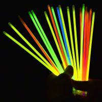 50 Pcs สีสัน Party Fluorescence Light Glow Sticks สร้อยข้อมือสร้อยคอ Neon สำหรับงานแต่งงาน Glow Sticks Bright Glow Stick