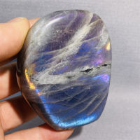 Natural Gemstone Purple Labradorite Moonstone Feminine Gift Crystal and Stone Healing Room Decoration and Spiritual Witchcraft