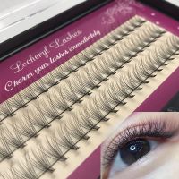 Lvcheryl 10D Eyelash Extension Set Individual Lashes .10 Natural Makeup Faux Mink 60 Bundles
