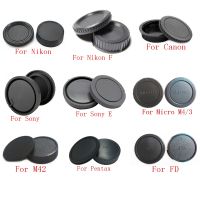 10pcs/lot camera Body cap Rear Lens Cap for Canon nikon Sony NEX for Pentax Olympus Micro M4/3 Panasonic M42 FD Camera Mount