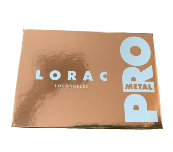 lorac-pro-metal-eye-shadow-palette-in-rose-gold-โทนสีหรูหรา-ขนาดพอเหมาะ-สินค้านำเข้าจากจีu