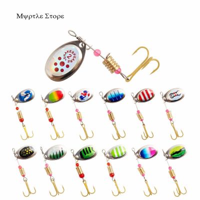 3.5g/5.5cm Spinner Bait with Brass Fishing Spoon Lure Metal Jig Jigging lure Crankbait Pike Wobbler Carp Artificial Bait