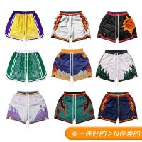 [Training Sports Quick-Drying Clothes Pants] NBA American Basketball Shorts Training Large Size Vintage Curry Sun Grizzly Ubray Cropped Pants Ball