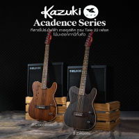 Kazuki® Acadence Series เทเลคูสติค กีตาร์โปร่งไฟฟ้า ทรงเทเล 22 เฟรต สเปคไม้มะฮอคกานีทั้งตัว ฟิงเกอร์บอร์ด Indian Rosewood หย่องกระดูก **ประกันศูนย์ 1 ปี**