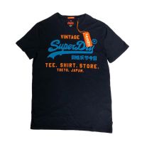 เสื้อยืดผ้าฝ้ายใหม่ พร้อมส่ง เสื้อยืดแขนสั้น คอกลม ผ้าฝ้าย พิมพ์ลาย Superdry สไตล์เรโทร แฟชั่นฤดูใบไม้ผลิ และฤดูร้อ_02