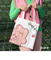 กระเป๋าสำหรับผู้หญิง กระเป๋าถือ กระเป๋าผ้า สไตล์เกาหลี แฟชั่นมา การ์ตูน-น่ารัก