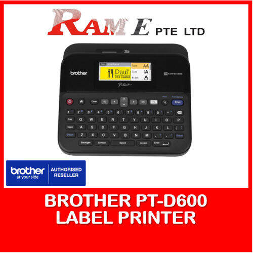Brother PTD600 Label Printer, Fullcolour Graphical LCD display Office