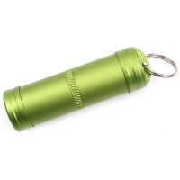 Personal protection Waterproof Outdoor Emergency Medicine Aluminum Alloy Sealed Can Bottles Keychain EDC Survival Equipment FC